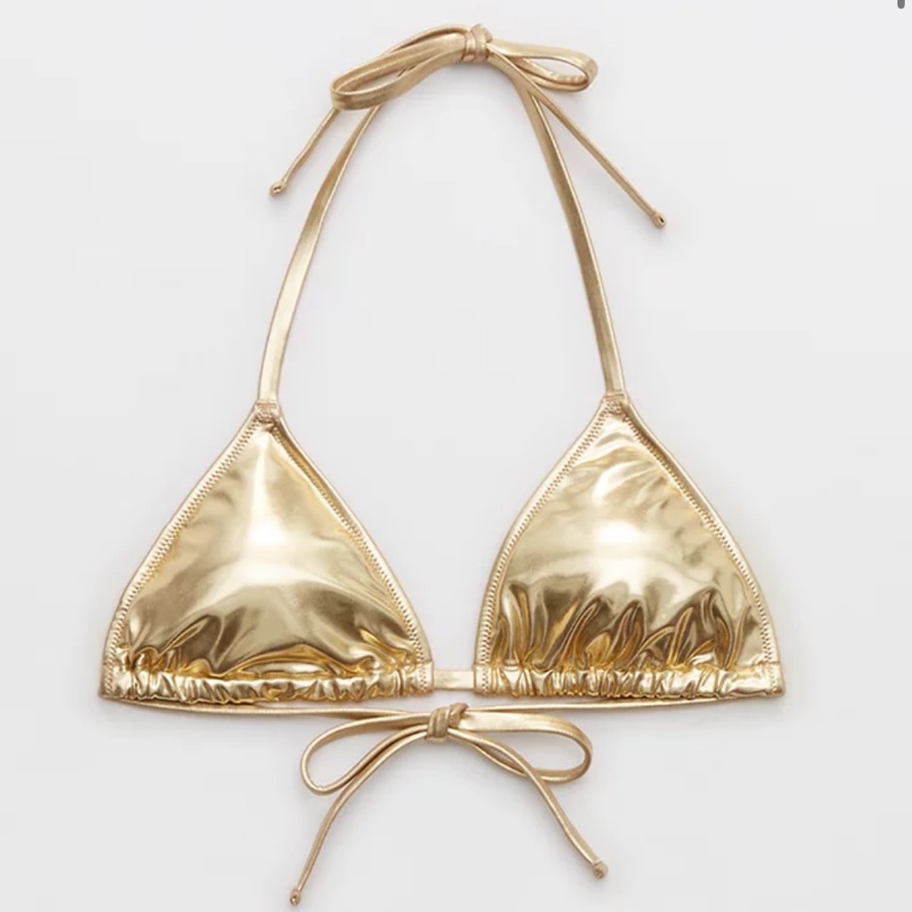Aerie Real Good Metallic Bikini Set NWT